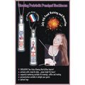 Imprinted 4" USA Made Patriotic White Glow Stick with 2 color logo